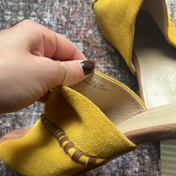 Farylrobin Color Pop Whipstitch Block Heels Anthropologie size 7.5 - Picture 7 of 8